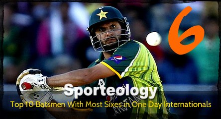Top 10 Batsmen With Most Sixes in One Day Internationals