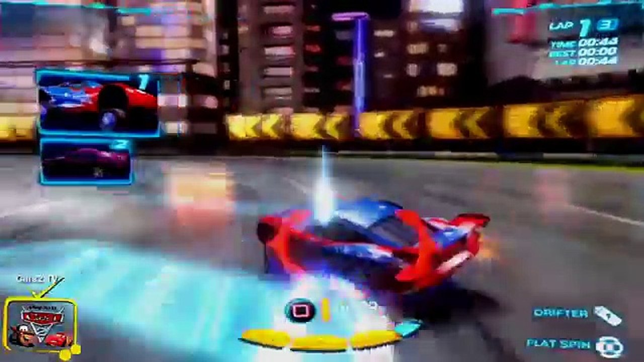 Cars 2 English * Daredevil Lightning Mcqueen Game Ginza Sprint video