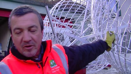 D!CI TV - Les fêtes sont finies... On démonte les décos de Noël à Savines-le-Lac