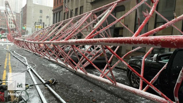 Manhattan crane collapses during morning rush hour, killing at least 1