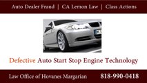 Auto Stop Start Engine Defects on BMW, Porsche, Ford & Other Makes