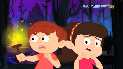Naughty Ghost In My Home | Kids TV Scary Nursery Rhyme And Kids Song