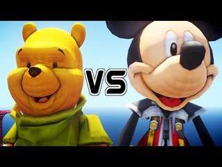 Winnie the Pooh VS Mickey Mouse - GREAT BATTLE