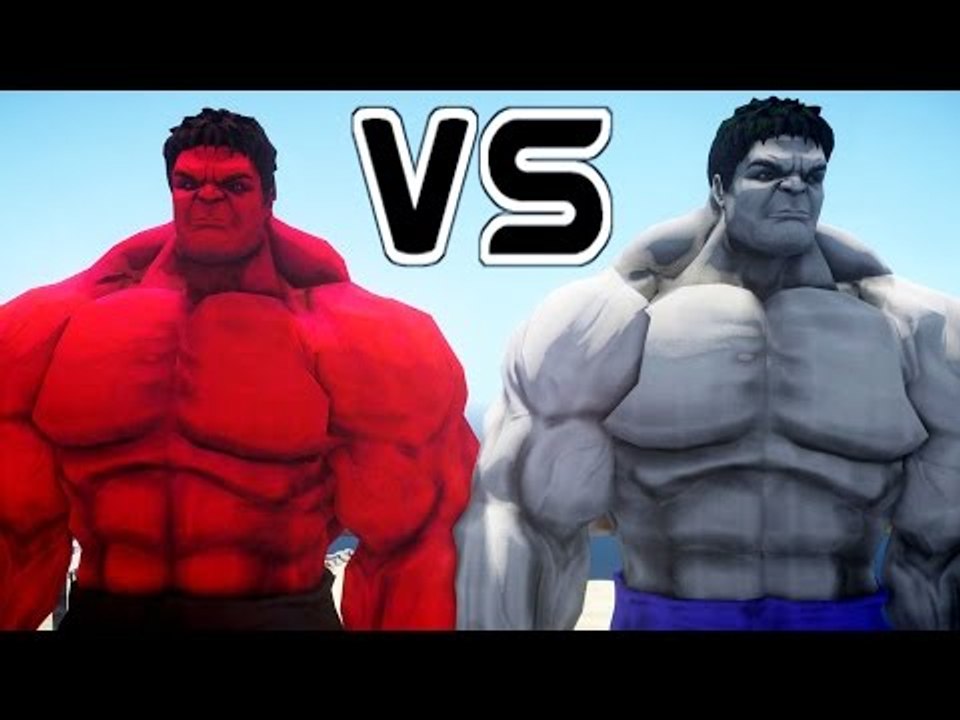 RED HULK VS GREY HULK - EPIC BATTLE
