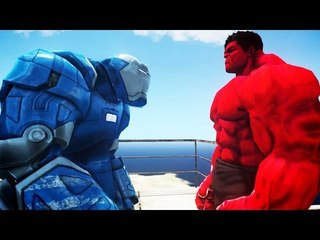 IRON MAN (Mark XXXVIII Igor) VS RED HULK - EPIC BATTLE