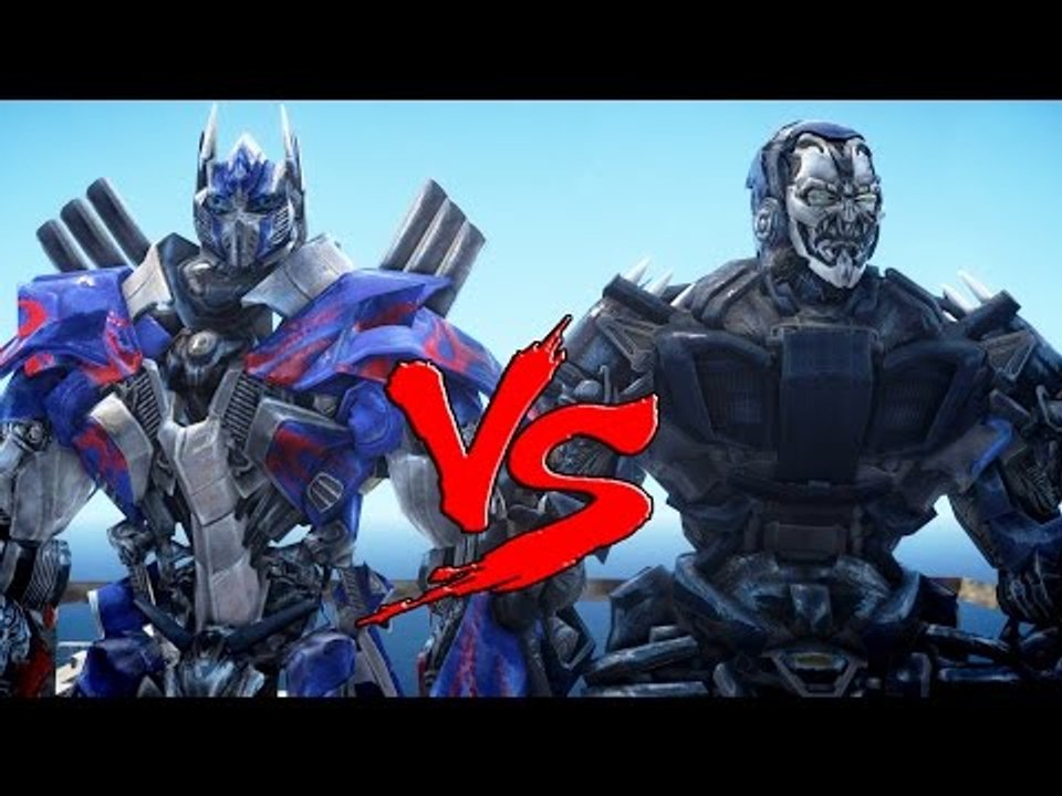 OPTIMUS PRIME VS LOCKDOWN - TRANSFORMERS BATTLE