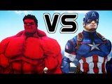 RED HULK VS CAPTAIN AMERICA - EPIC BATTLE