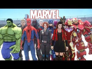 ALL MARVEL SUPERHEROES IN GRAND THEFT AUTO