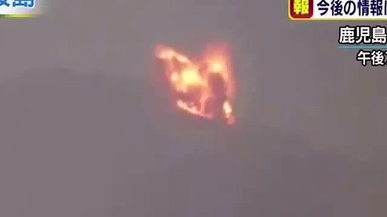 Sakurajima volcano eruption