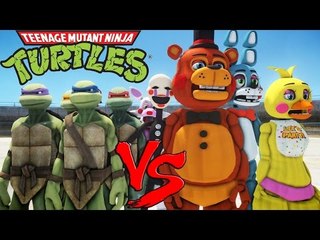 TEENAGE MUTANT NINJA TURTLES VS FIVE NIGHTS AT FREDDY'S
