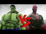 HULK VS VISION - EPIC SUPERHEROES BATTLE