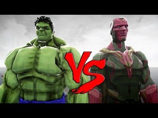 HULK VS VISION - EPIC SUPERHEROES BATTLE