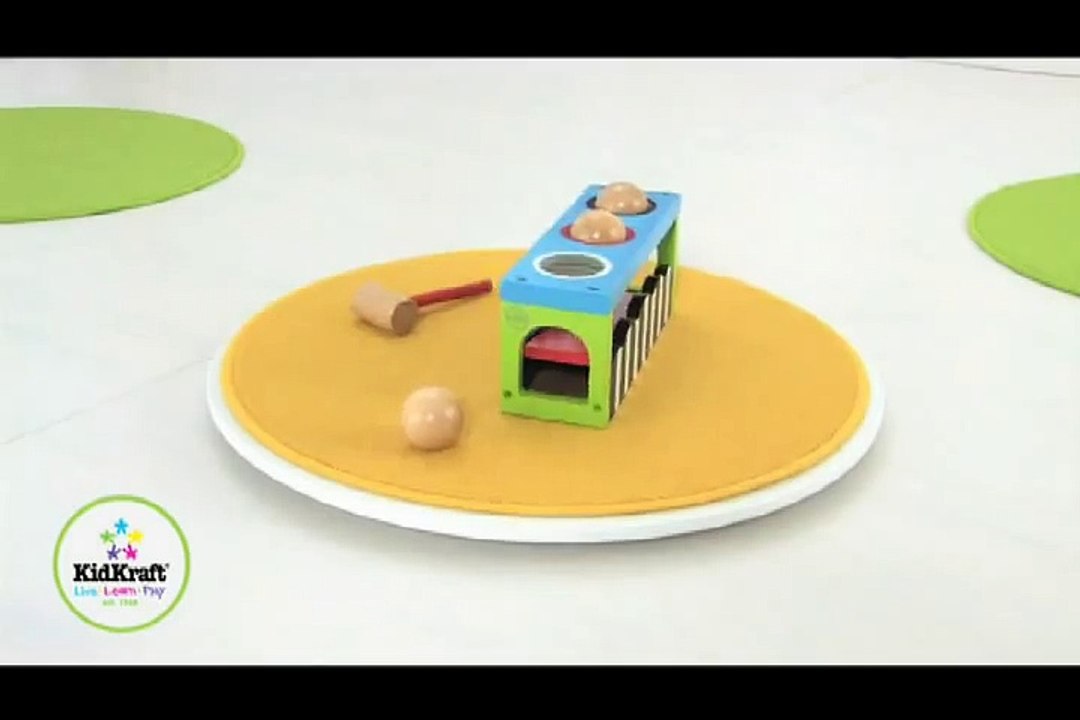 Toddler Toys The Wooden Pound And Roll Workbench Toy Kids Love it