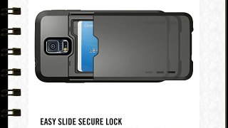 Spigen Slim Armor - Carcasa para Samsung Galaxy S5 (con ranura para tarjetas) azul