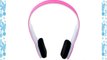 Patuoxun Pink Bluetooth Wireless Stereo Headphones/Headset With Built-in Mic Bluetooth 3.0 EDR