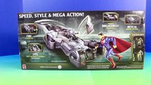 Batman Vs. Superman Epic Strike Batmobile Battles Lex Luthor And Superman At Imaginext Glo