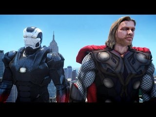 THOR VS IRON MAN (Mark XXII Hot Rod - War Machine 2.0 Prototype)