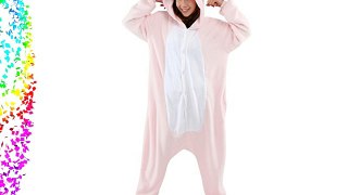 Molly Kigurumi Pijamas Unisexo Adulto Traje Disfraz Adulto Animal Pyjamas Pink Pig M