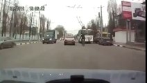 RUSSIAN DRIVERS - Cyclist Fail