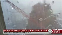 Man records terrifying moment crane collapses in NYC 05.02.2016