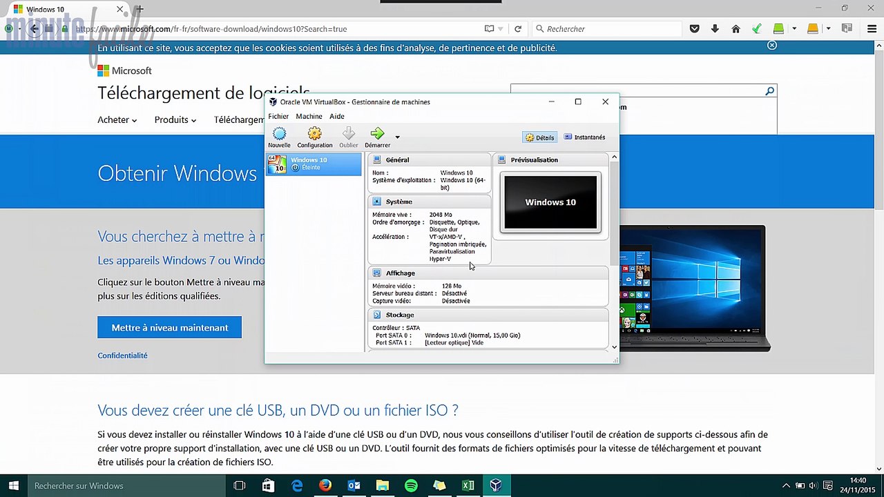 High-tech Auto : Installer Windows 10 sur une machine virtuelle Virtualbox