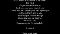 Rihanna - Work (feat. Drake) Lyrics