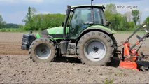 Deutz Fahr Agrotron 150 & Mashio rotoreg Loonw. TJampens