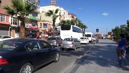 Çanakkale'de bayram dönüş kuyruğu başladı