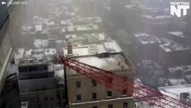 A 565-Foot Crane Collapsed In New York today