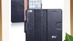 PDNCASE iPhone 6 Case Genuine Leather Wallet Style Funda de Cuero para iPhone 6 Color Oscuro