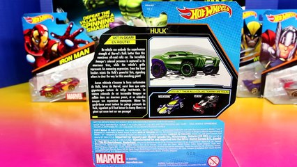 Hot Wheels Hulk Smash Spin Out with Spiderman Thore Captain America Wolverine Marvel Aveng