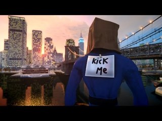 SPIDERMAN in BAG MAN Suit - The Amazing Bag-Man