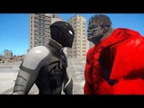 SPIDER-MAN (The Armored Suit) VS RED HULK - EPIC BATTLE