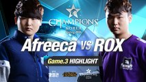 [H/L 2016.02.04] Afreeca vs ROX Game 3 - RO1 l 롯데 꼬깔콘 LoL Champions Korea Spring 2016