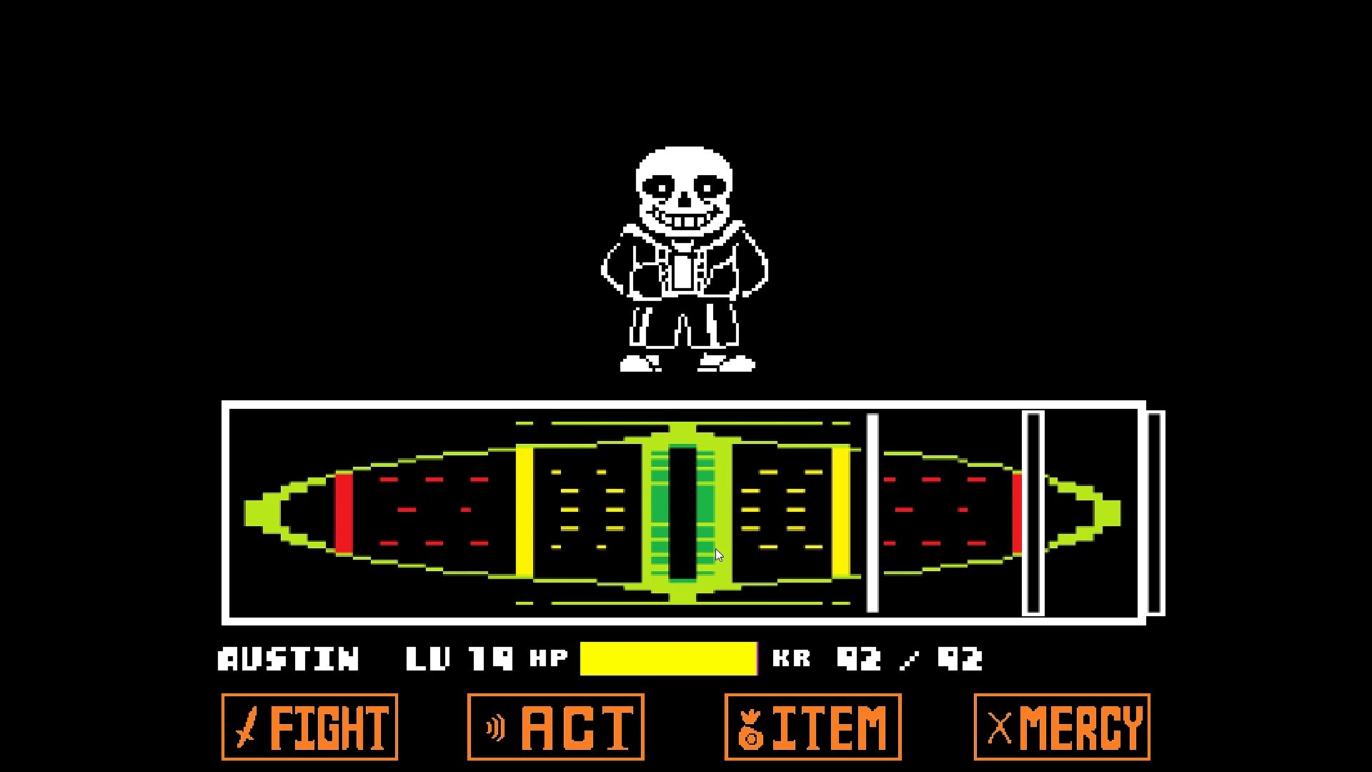 Undertale Sans Fight.