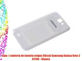 tapa / cubierta de batería origen Oficial Samsung Galaxy Note 2 N7100 - Blanca