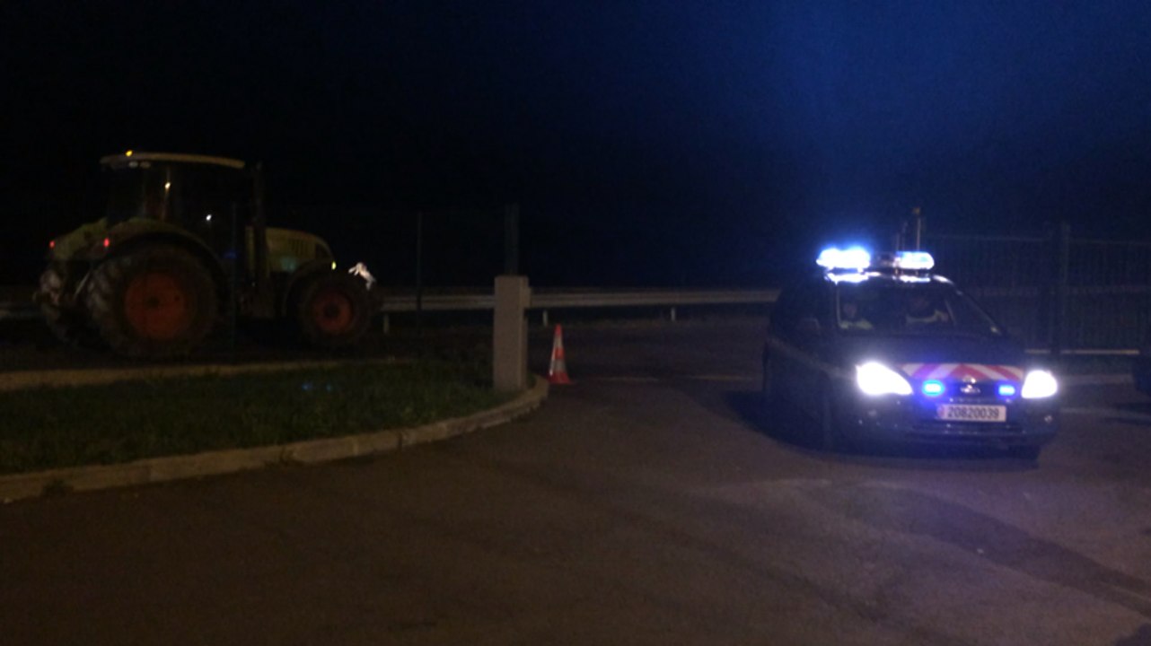 Opération péage gratuit des jeunes agriculteurs.