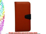 LG G4 Stylus FundaMama Mouth PU Cuero Billetera Cartera Monedero Con Soporte Funda Caso Case