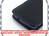 LG Google Nexus 5 Leather Case in Cover/Skin Case (Handmade Genuine Leather) - D820 D821 -