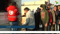 5,000 Baskets Of Humanitarian Aid Delivered in Syria