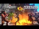 The Avengers vs Terminator Army - EPIC BATTLE - Grand Theft Auto