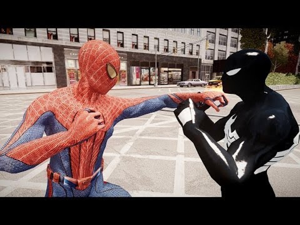 Amazing Spider-man vs Black Spider-man - Bloody Battle - Grand Theft Auto