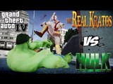 KRATOS VS HULK | GOD OF WAR FIGHT THE INCREDIBLE HULK | GTA IV