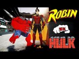 ROBIN VS RED HULK - EPIC BATTLE - GTA IV