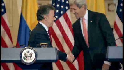 EEUU despide a Santos con promesa de fondos y presión en el área de justicia