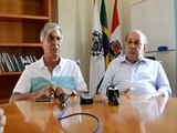 Coletiva de Imprensa com o Prefeito de Teresópolis, Mário Tricano