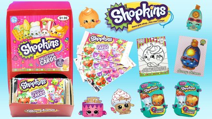 NEW Shopkins Collector Cards - Glitter and Color In Cards - Season 3 Baskets
