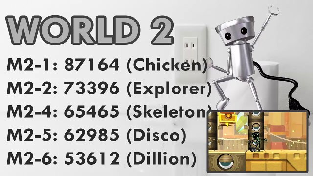 Chibi-Robo: Zip Lash - All Costumes Passwords