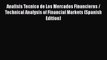 Analisis Tecnico de Los Mercados Financieros / Technical Analysis of Financial Markets (Spanish