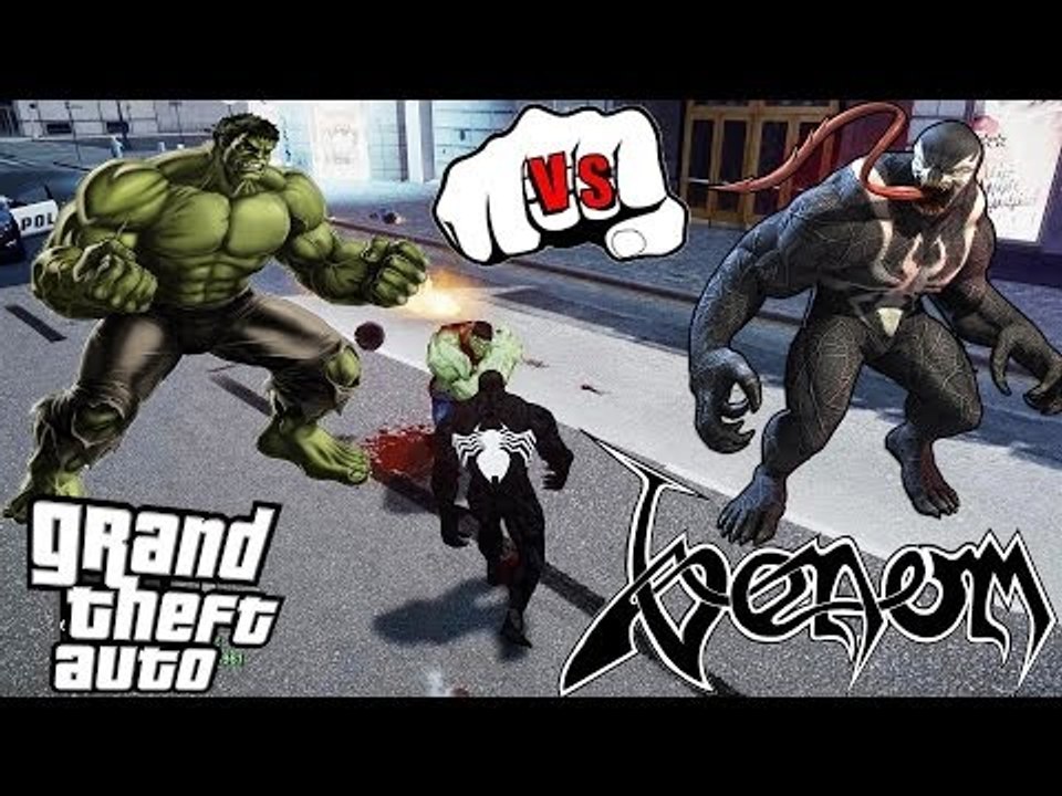 VENOM VS HULK | VENOM (SPIDERMAN) FIGHTS THE INCREDIBLE HULK | EPIC BATTLE | GRAND THEFT AUTO IV